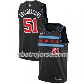Män Chicago Bulls Tröja Ryan Arcidiacono 51 2018-19 Nike City Edition Svart Swingman